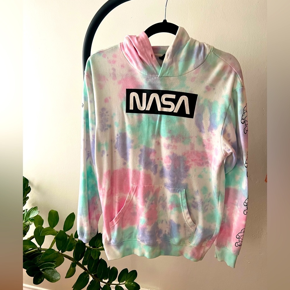 Tye Dye Pastel NASA Sweatshirt hoodie